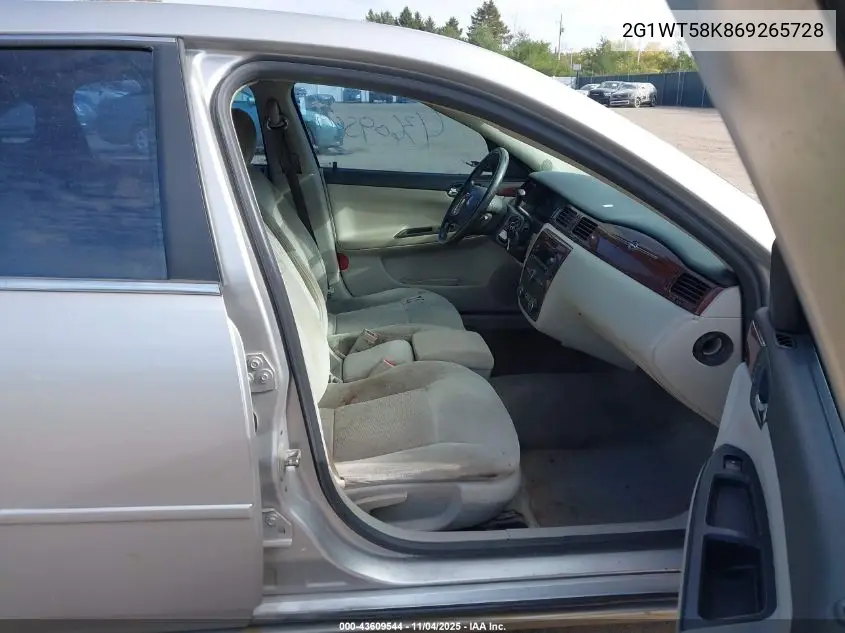 2G1WT58K869265728 2006 Chevrolet Impala Lt