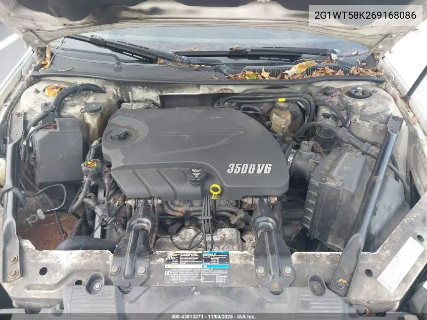 2G1WT58K269168086 2006 Chevrolet Impala Lt