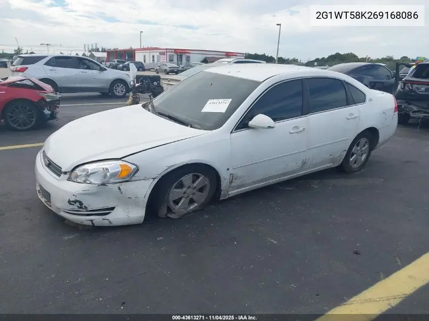 2G1WT58K269168086 2006 Chevrolet Impala Lt