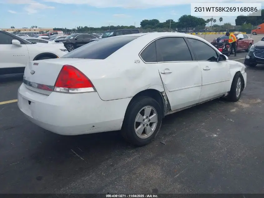 2G1WT58K269168086 2006 Chevrolet Impala Lt