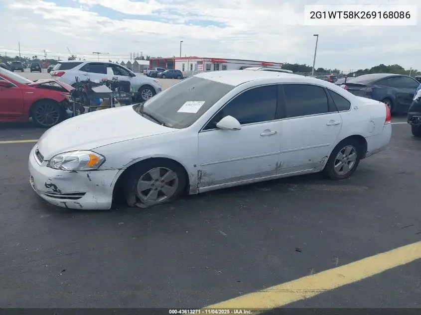 2G1WT58K269168086 2006 Chevrolet Impala Lt