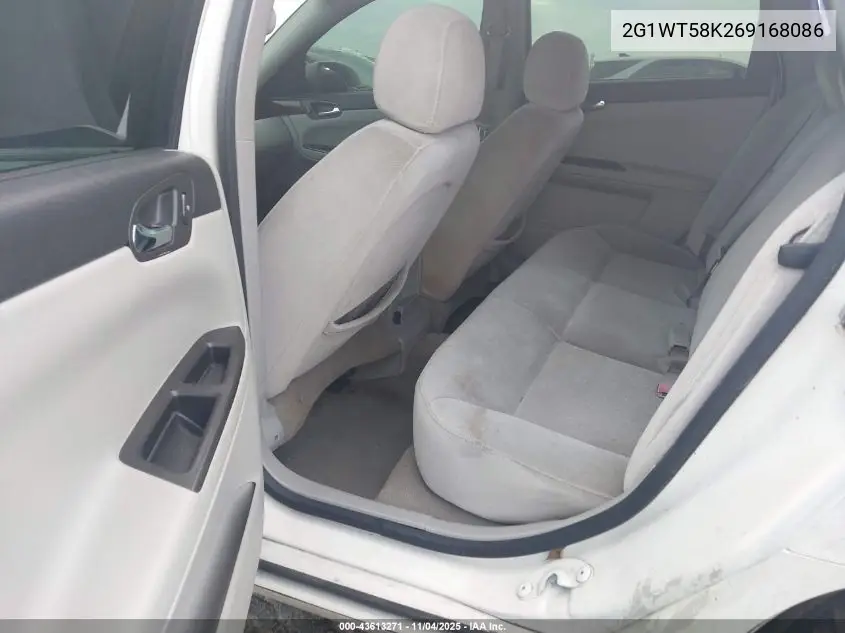 2G1WT58K269168086 2006 Chevrolet Impala Lt