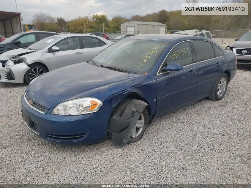 2G1WB58K769193410 2006 Chevrolet Impala Ls