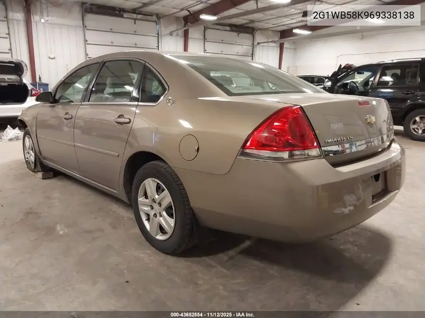 2G1WB58K969338138 2006 Chevrolet Impala Ls