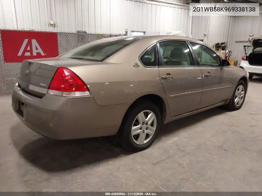 2G1WB58K969338138 2006 Chevrolet Impala Ls