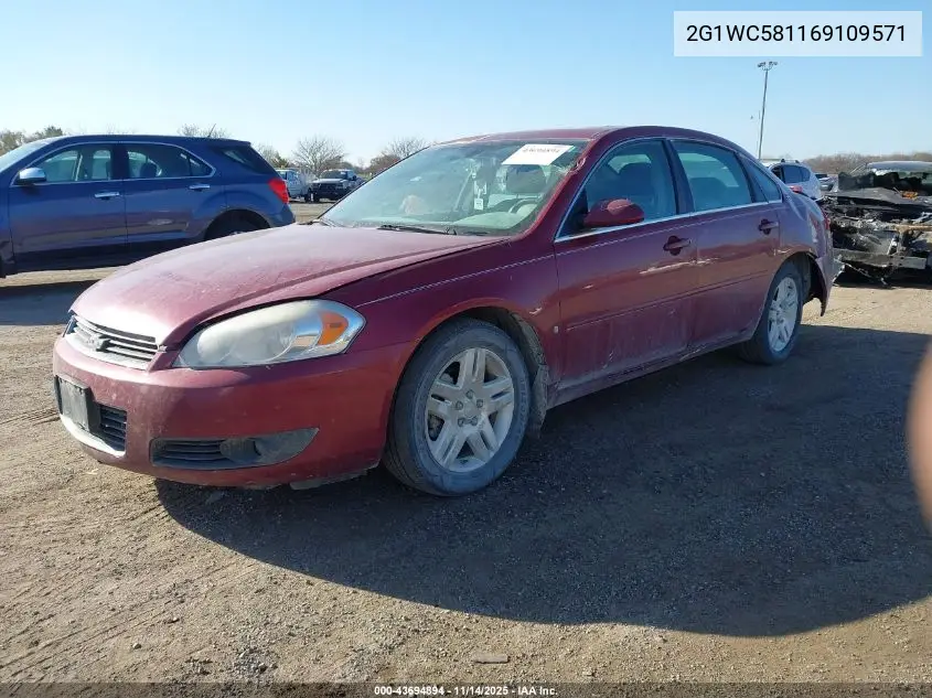 2G1WC581169109571 2006 Chevrolet Impala Lt