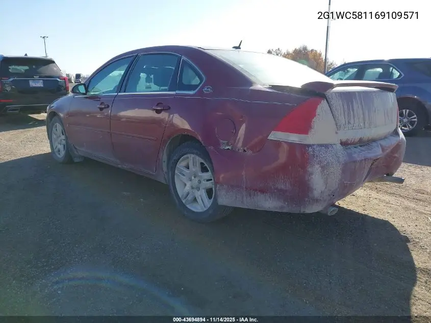 2G1WC581169109571 2006 Chevrolet Impala Lt