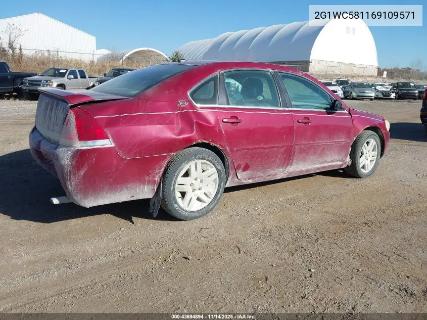 2G1WC581169109571 2006 Chevrolet Impala Lt