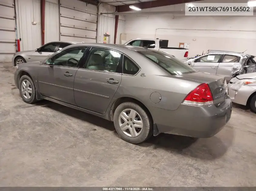 2G1WT58K769156502 2006 Chevrolet Impala Lt