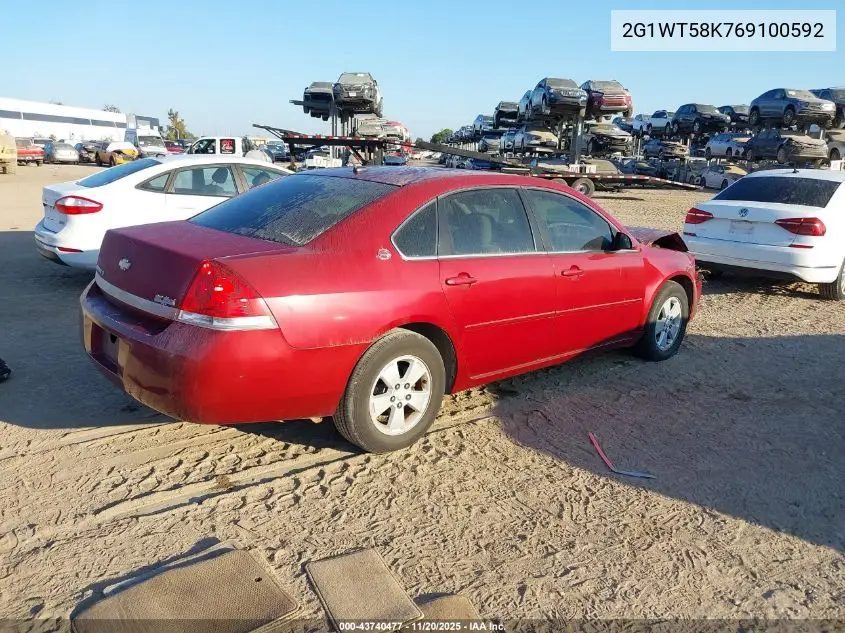 2G1WT58K769100592 2006 Chevrolet Impala Lt