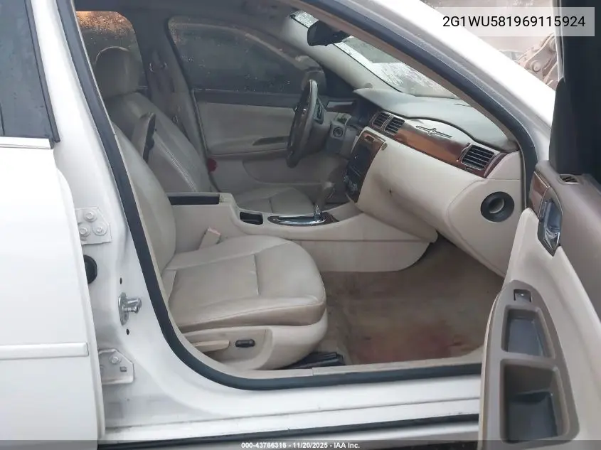 2G1WU581969115924 2006 Chevrolet Impala Ltz