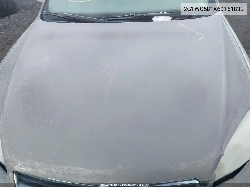 2G1WC581X69161832 2006 Chevrolet Impala Lt