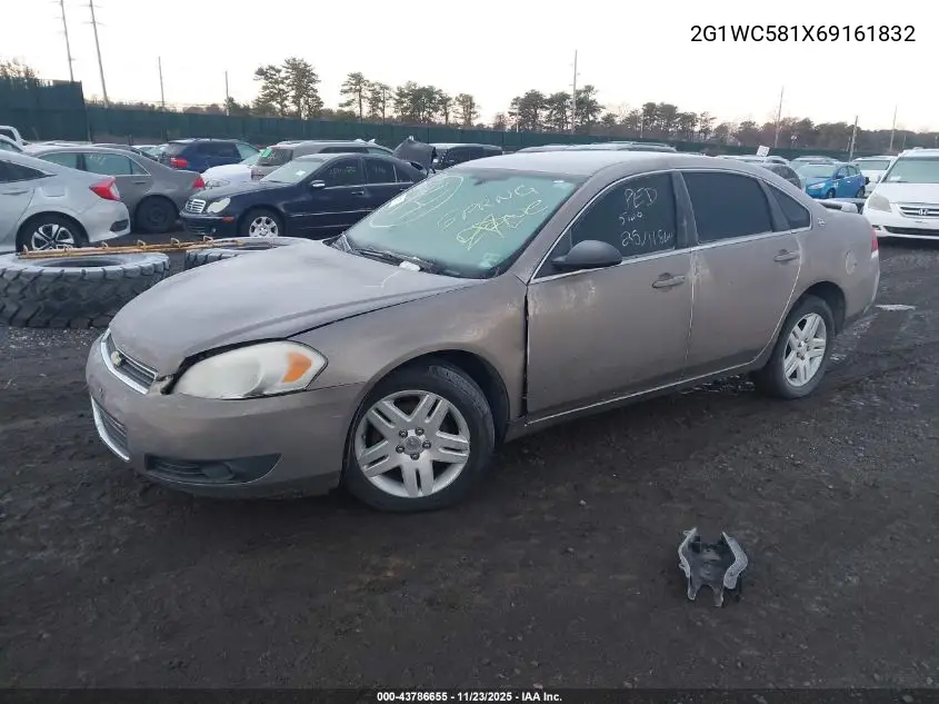 2G1WC581X69161832 2006 Chevrolet Impala Lt