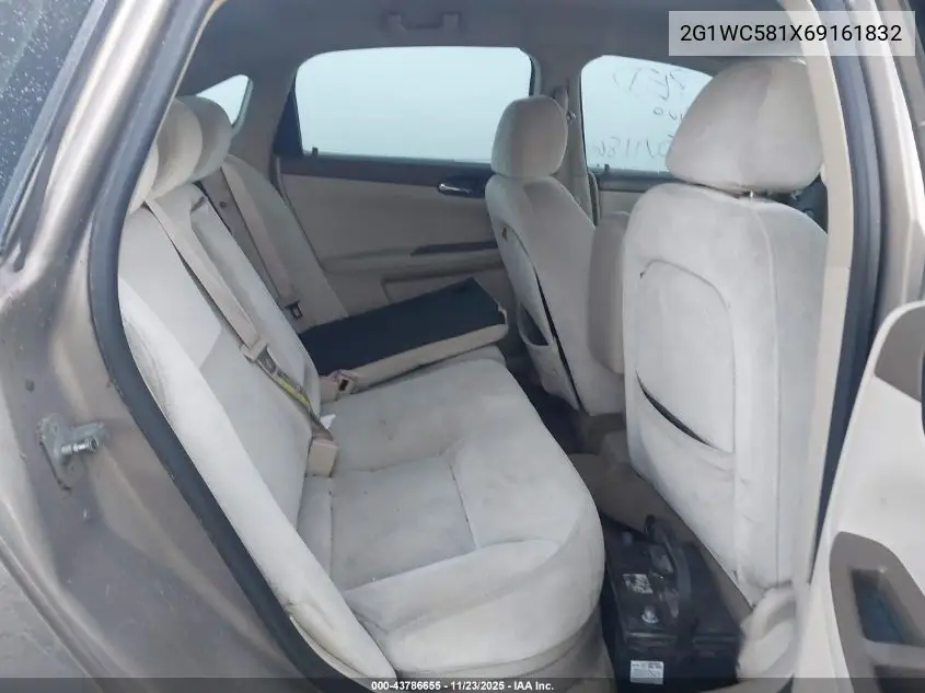 2G1WC581X69161832 2006 Chevrolet Impala Lt