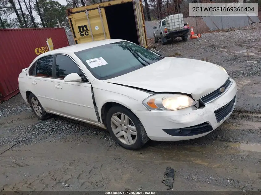 2G1WC581669366404 2006 Chevrolet Impala Lt