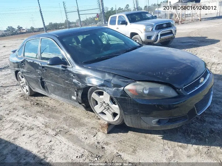 2G1WD58C169243012 2006 Chevrolet Impala Ss