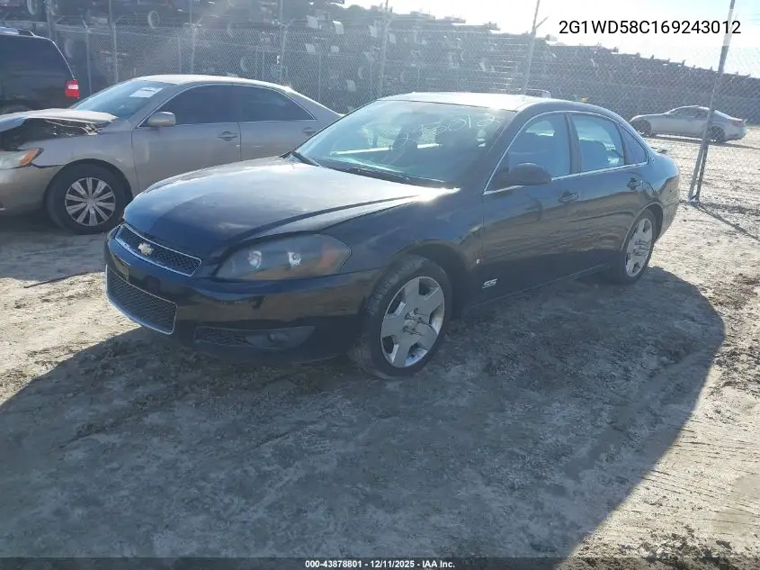 2G1WD58C169243012 2006 Chevrolet Impala Ss