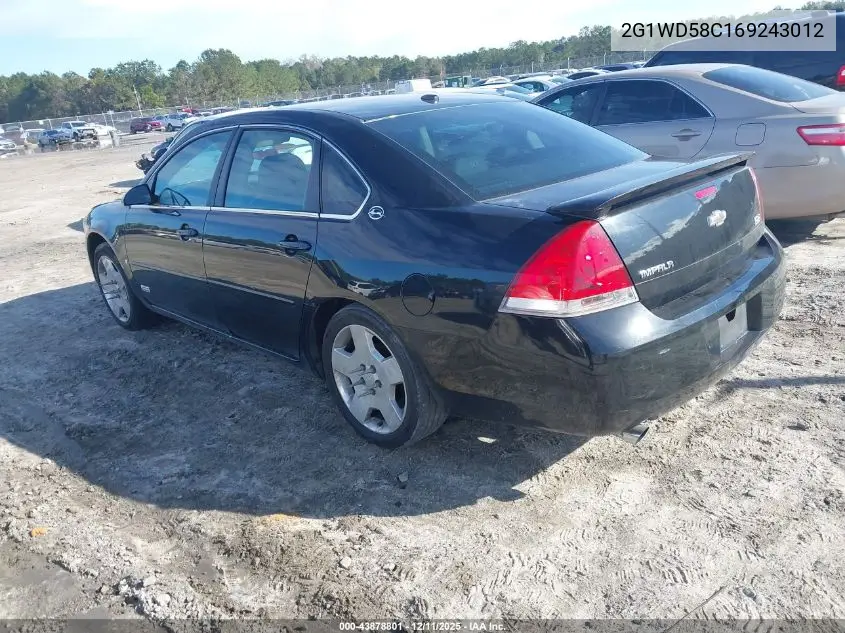 2G1WD58C169243012 2006 Chevrolet Impala Ss