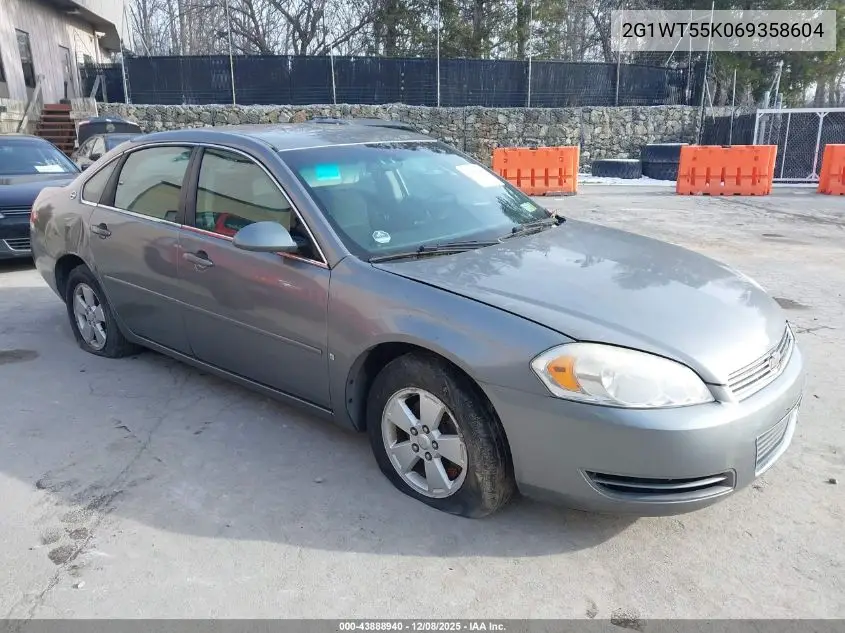 2G1WT55K069358604 2006 Chevrolet Impala Lt