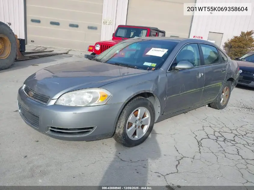 2G1WT55K069358604 2006 Chevrolet Impala Lt