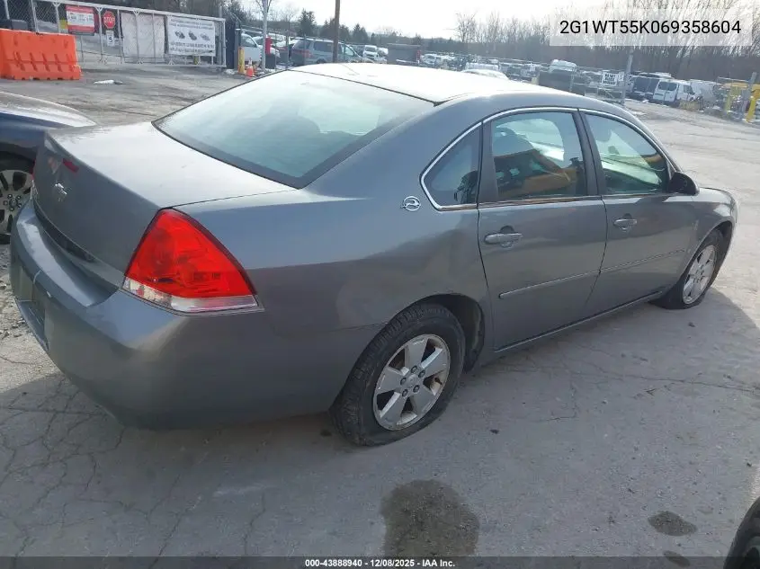 2G1WT55K069358604 2006 Chevrolet Impala Lt