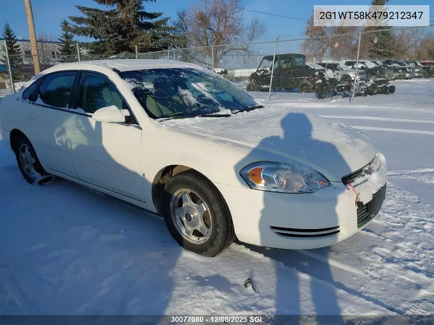 2G1WT58K479212347 2007 Chevrolet Impala Lt