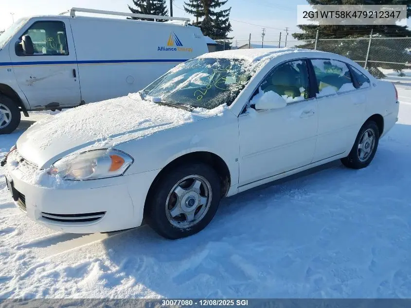 2G1WT58K479212347 2007 Chevrolet Impala Lt