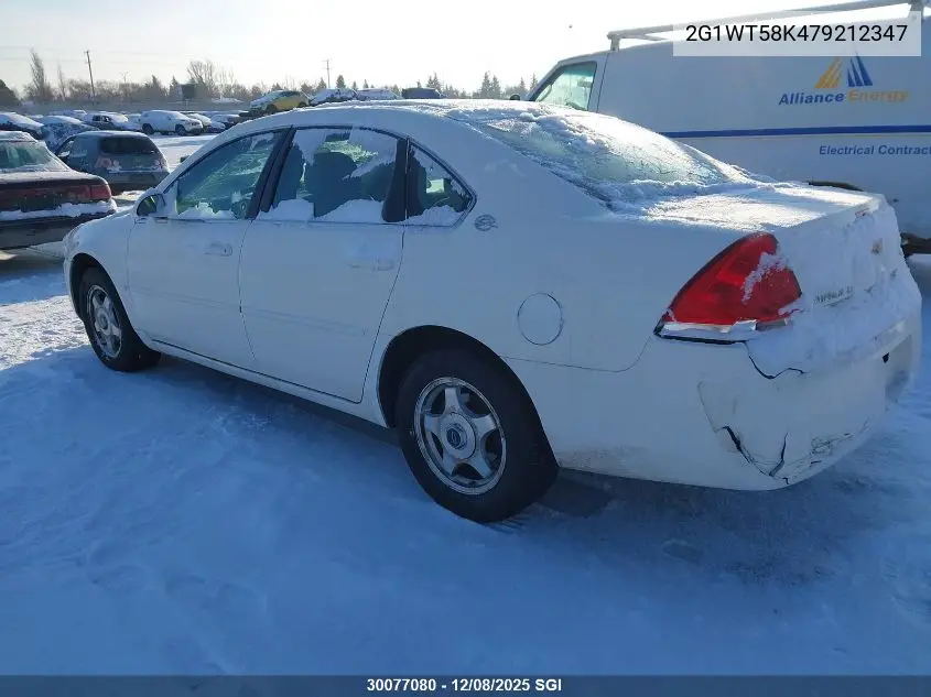 2G1WT58K479212347 2007 Chevrolet Impala Lt