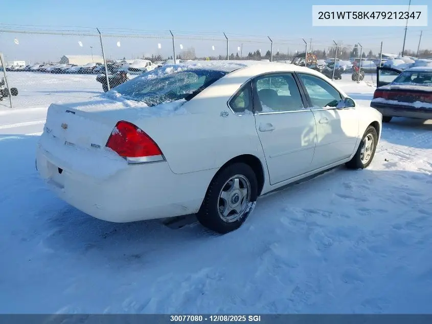 2G1WT58K479212347 2007 Chevrolet Impala Lt