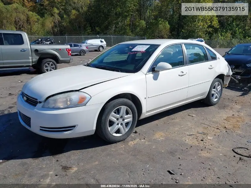 2G1WB55K379135915 2007 Chevrolet Impala Ls