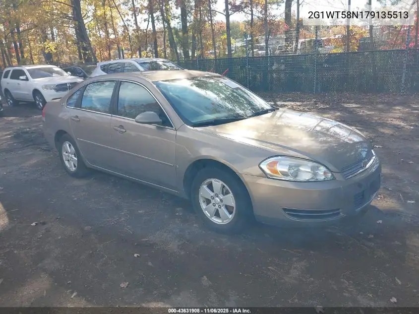 2G1WT58N179135513 2007 Chevrolet Impala Lt