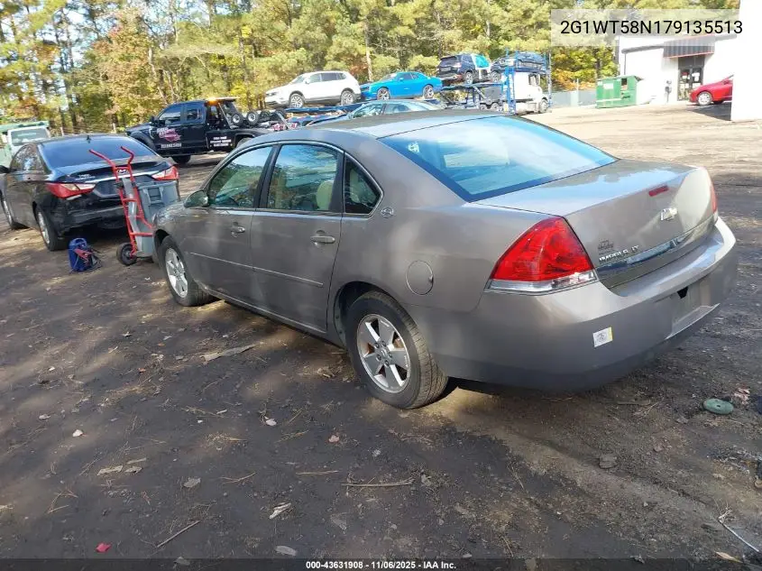 2G1WT58N179135513 2007 Chevrolet Impala Lt