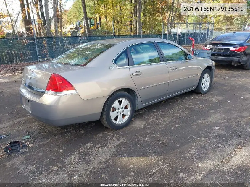 2G1WT58N179135513 2007 Chevrolet Impala Lt