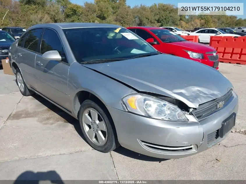 2G1WT55K179104210 2007 Chevrolet Impala Lt