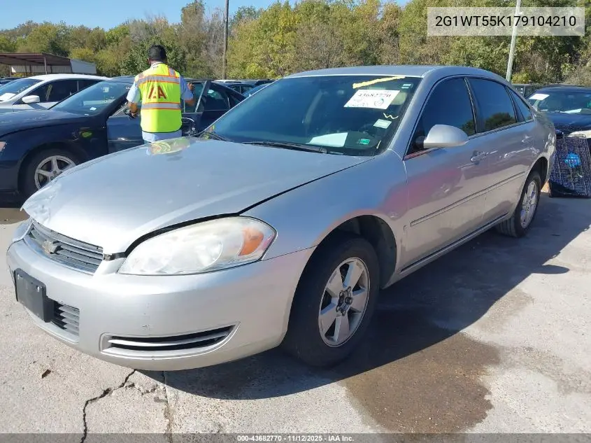 2G1WT55K179104210 2007 Chevrolet Impala Lt
