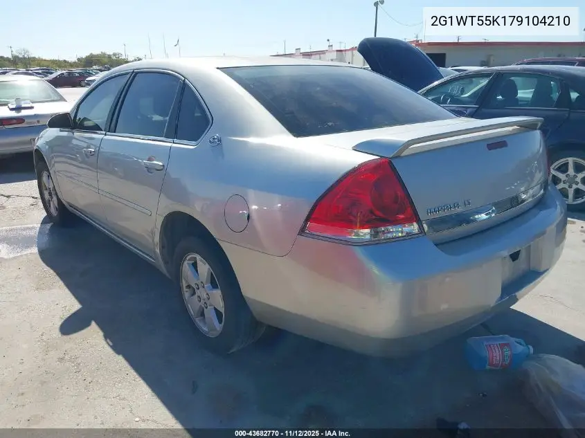 2G1WT55K179104210 2007 Chevrolet Impala Lt