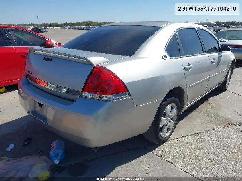 2G1WT55K179104210 2007 Chevrolet Impala Lt