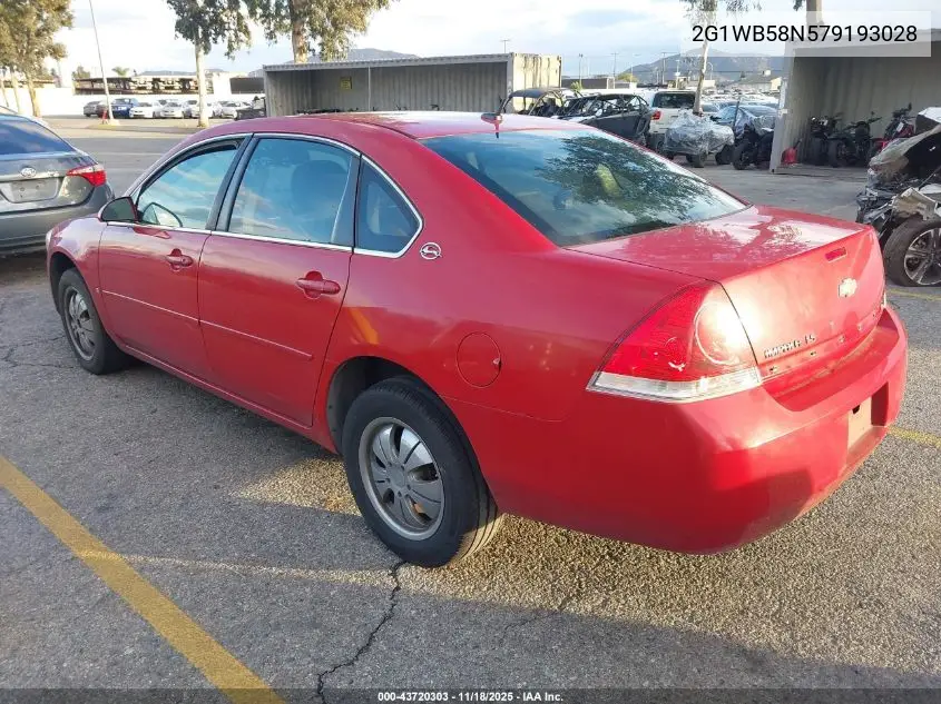 2G1WB58N579193028 2007 Chevrolet Impala Ls