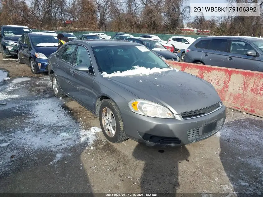 2G1WB58K179106392 2007 Chevrolet Impala Ls