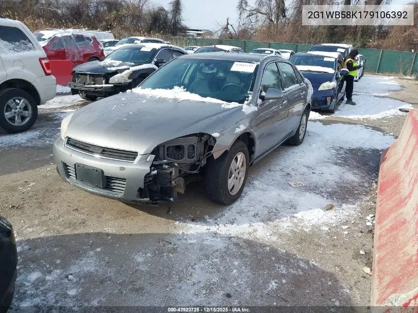 2G1WB58K179106392 2007 Chevrolet Impala Ls