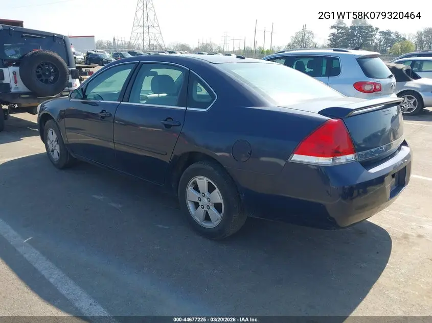 2G1WT58K079320464 2007 Chevrolet Impala Lt