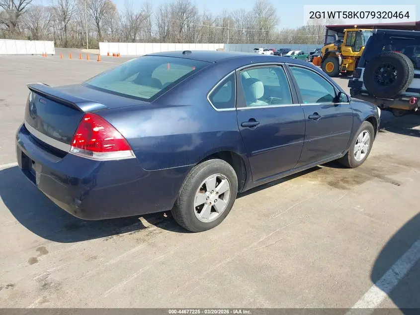 2G1WT58K079320464 2007 Chevrolet Impala Lt