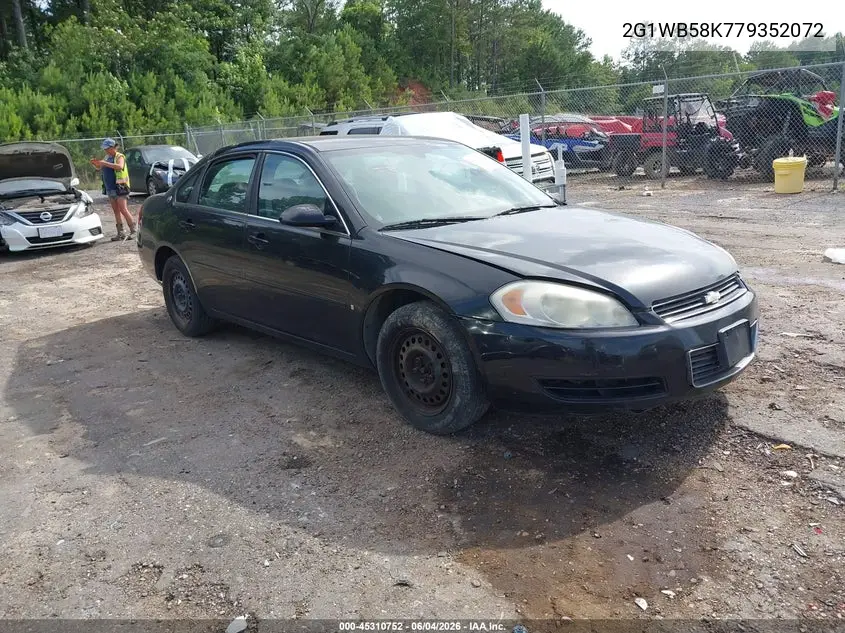 2G1WB58K779352072 2007 Chevrolet Impala Ls