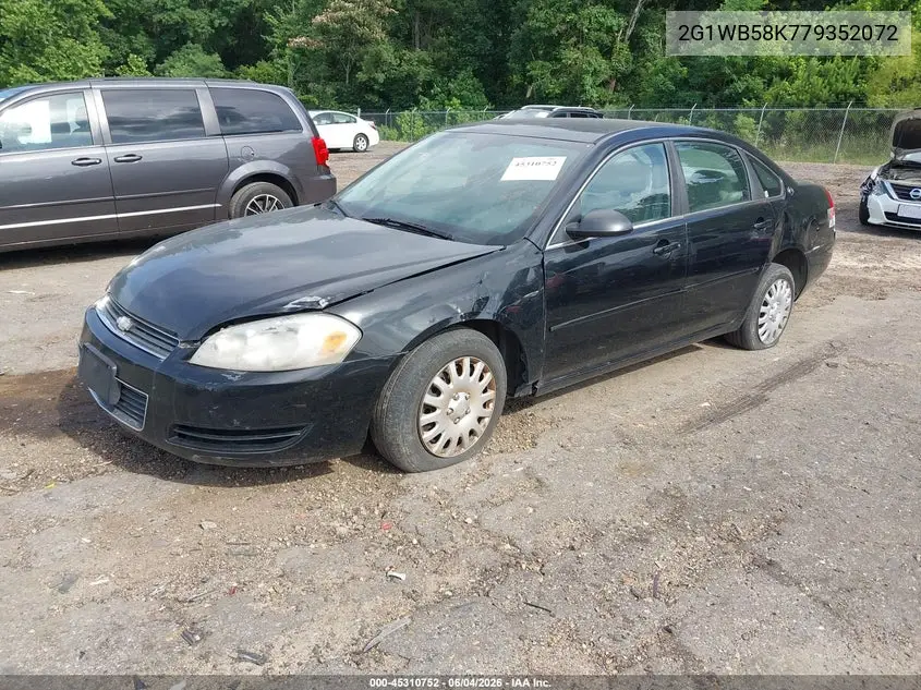2G1WB58K779352072 2007 Chevrolet Impala Ls