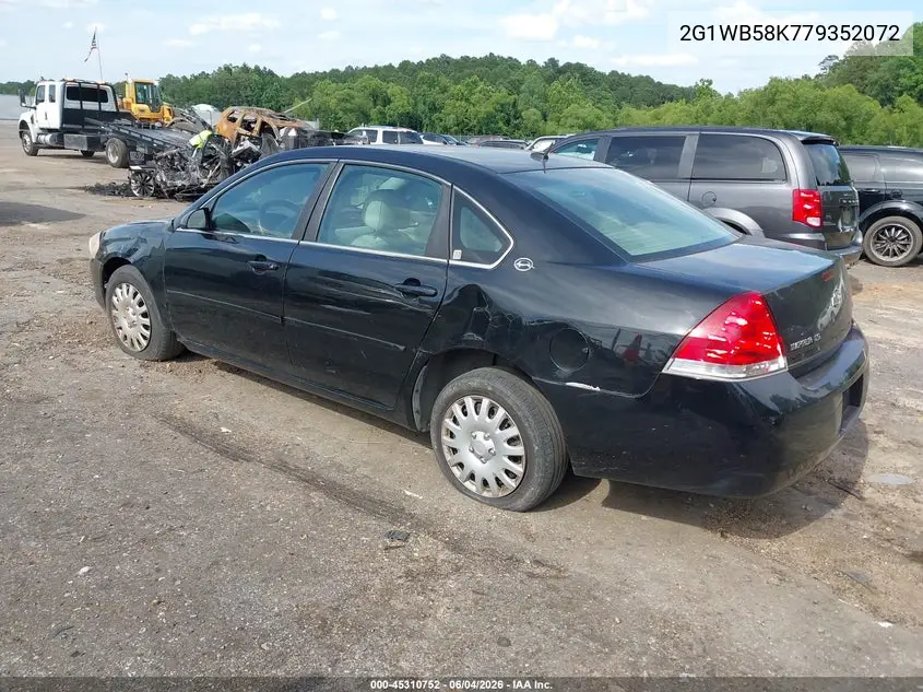 2G1WB58K779352072 2007 Chevrolet Impala Ls