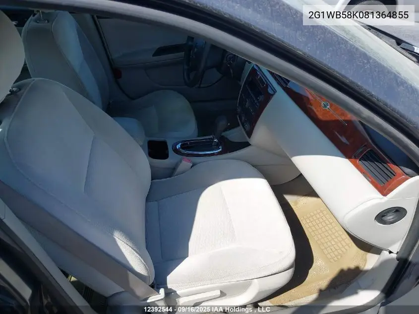 2G1WB58K081364855 2008 Chevrolet Impala Ls