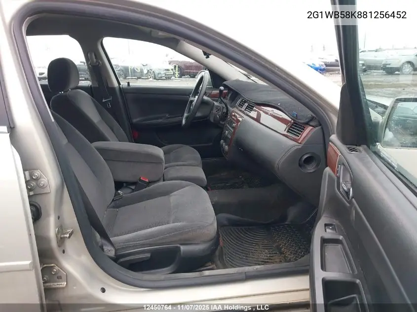 2G1WB58K881256452 2008 Chevrolet Impala Ls