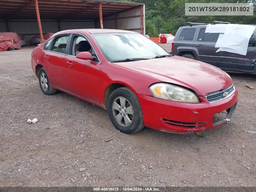 2G1WT55K289181802 2008 Chevrolet Impala Lt