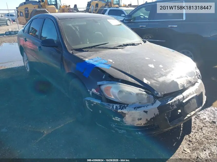2G1WT58K181318447 2008 Chevrolet Impala Lt