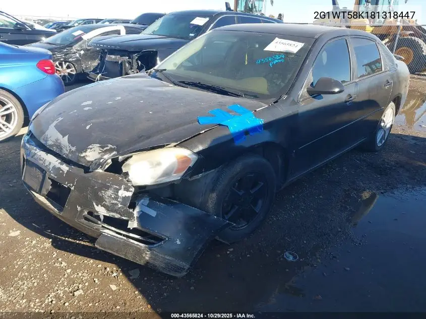 2G1WT58K181318447 2008 Chevrolet Impala Lt